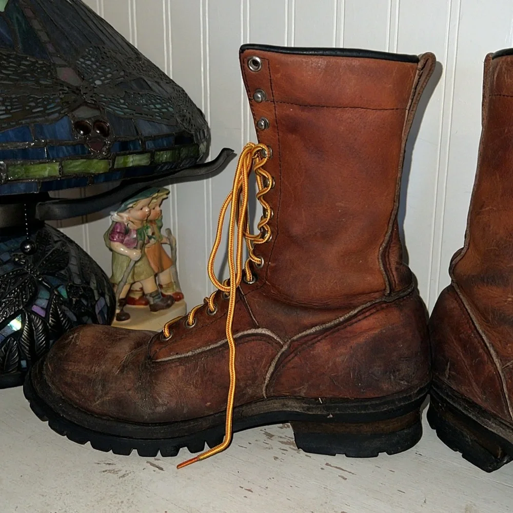 Vintage Red Wing logger boots size 8.5